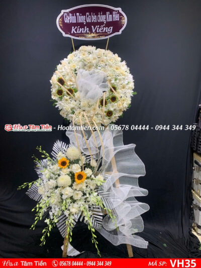 Shop Hoa Tâm Tiền Vũng Tàu cung cấp hoa viếng đám tang bà rịa tươi đẹp, giao nhanh, chất lượng tại Vũng Tàu