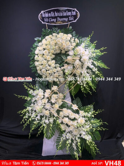Shop Hoa Tươi Tâm Tiền cung cấp hoa chia buồn vũng tàu tươi đẹp, giao nhanh, chất lượng tại Vũng Tàu