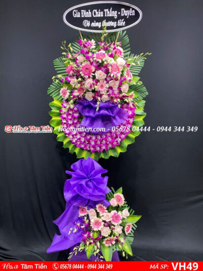 Hoa viếng đám tang vũng tàu đẹp, Shop Hoa Tâm Tiền Vũng Tàu thiết kế chuyên nghiệp và giao nhanh tại Vũng Tàu