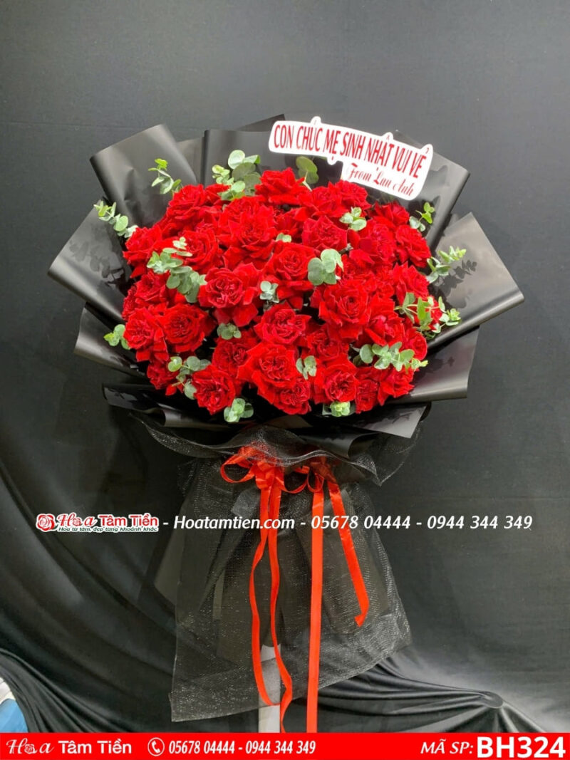 Bó hoa kỷ niệm cưới phong cách hiện đại tại Shop Hoa Vũng Tàu