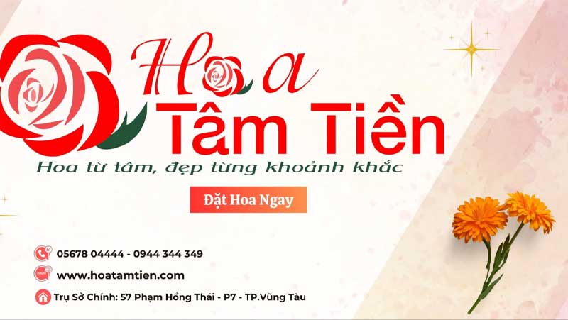 Dịch vụ đặt hoa Vũng Tàu online uy tín, giá rẻ, giao nhanh