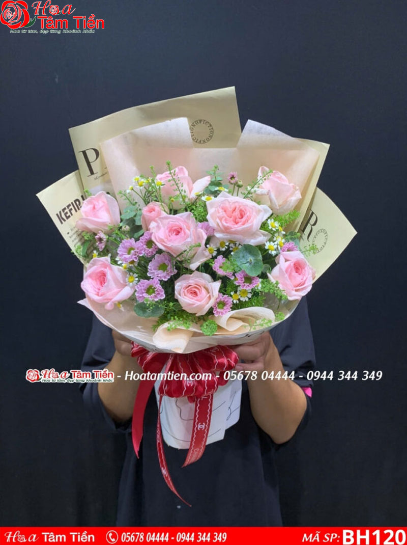 Hoa Tâm Tiền mẫu hoa 20/10 tặng người yêu, tặng vợ ý nghĩa và đẹp nhất