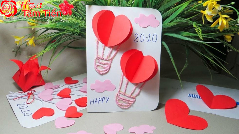 Cách làm thiệp 20/10 tặng cô giáo đơn giản và ý nghĩa