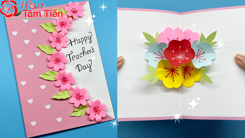 Hoa Tâm Tiền Cách làm thiệp 20/10 tặng cô giáo đơn giản và ý nghĩa