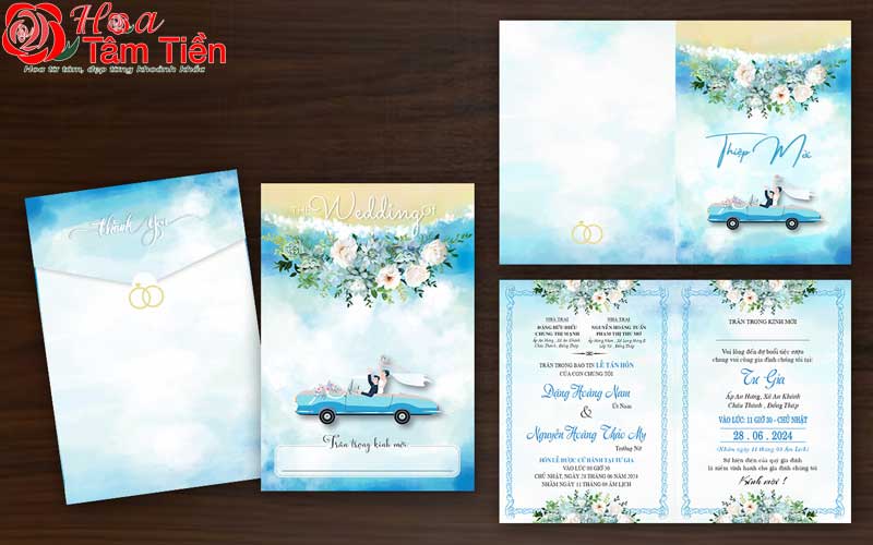 Dịch vụ in thiệp cưới Vũng Tàu đẹp, chuyên nghiệp, giá rẻ