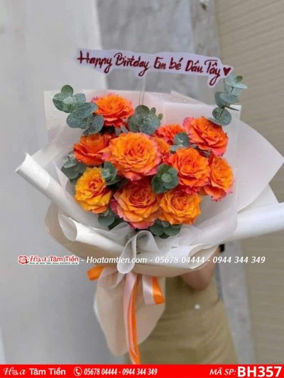 Bó hoa 20/10 từ Tiệm Hoa Tươi Tâm Tiền