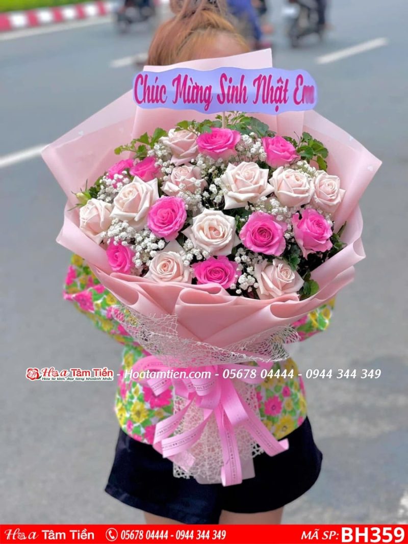 Bó hoa Valentine tại Hoa Tâm Tiền Vũng Tàu