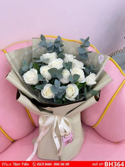 Bó hoa 20/10 tại Tiệm Hoa Tươi Xuyên Mộc