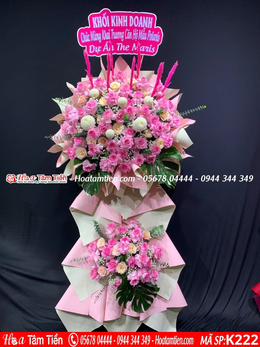 Hoa Tâm Tiền Kệ hoa khai trương phường 1 – Hoa Tâm Tiền Vũng Tàu