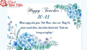 Cách ghi thiệp chúc mừng 20/11