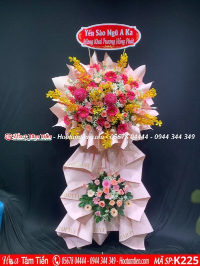 Kệ hoa tổng kết phường 4 – Hoa Tâm Tiền