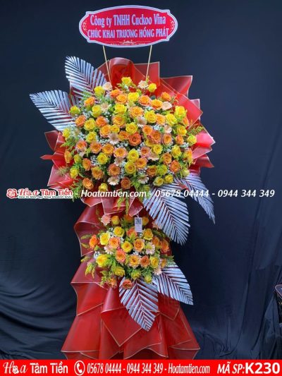 Kệ hoa khởi công phường 9 – shop hoa Vũng Tàu