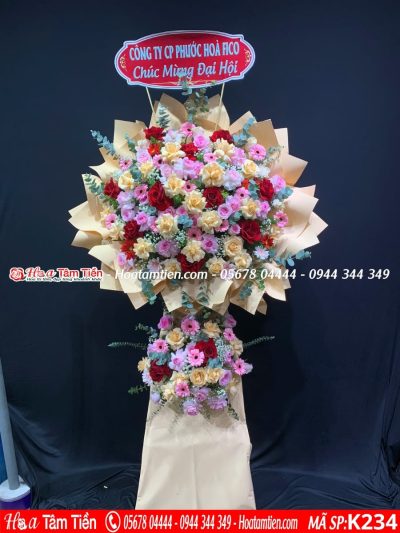 Kệ hoa khai trương Phường Thắng Nhất – hoa tươi Vũng Tàu