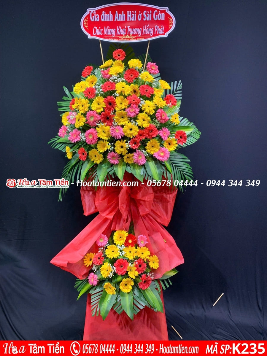 Kệ hoa động thổ Phường Thắng Nhì – Hoa Tâm Tiền Vũng Tàu