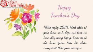 80+ lời chúc 20/11 ngắn gọn ý nghĩa dành cho thầy cô giáo