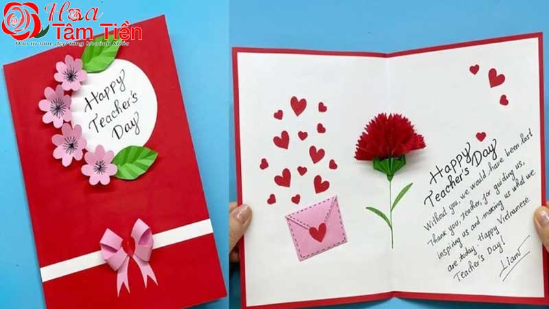 14 mẫu thiệp 20/11 tự làm thủ công bằng tay cực đẹp và ý nghĩa