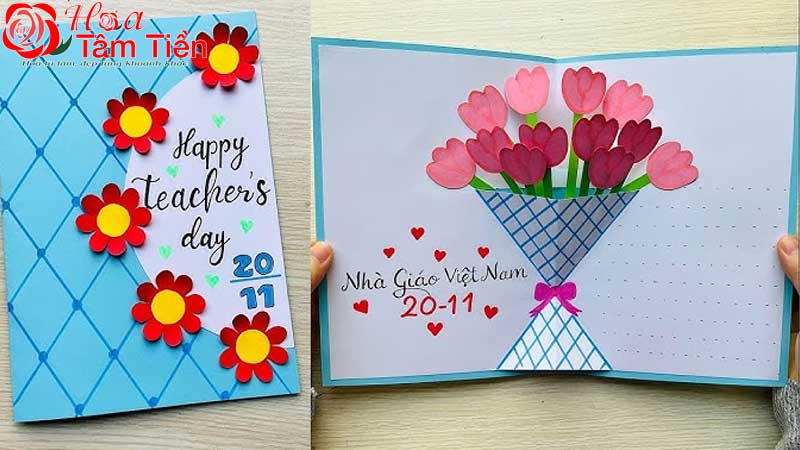 14 mẫu thiệp 20/11 tự làm thủ công bằng tay cực đẹp và ý nghĩa