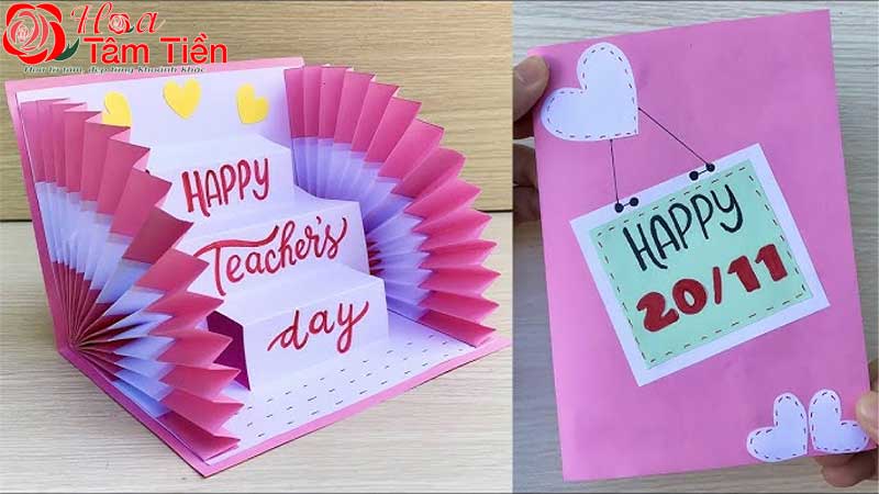 14 mẫu thiệp 20/11 tự làm thủ công bằng tay cực đẹp và ý nghĩa