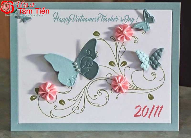 14 mẫu thiệp 20/11 tự làm thủ công bằng tay cực đẹp và ý nghĩa