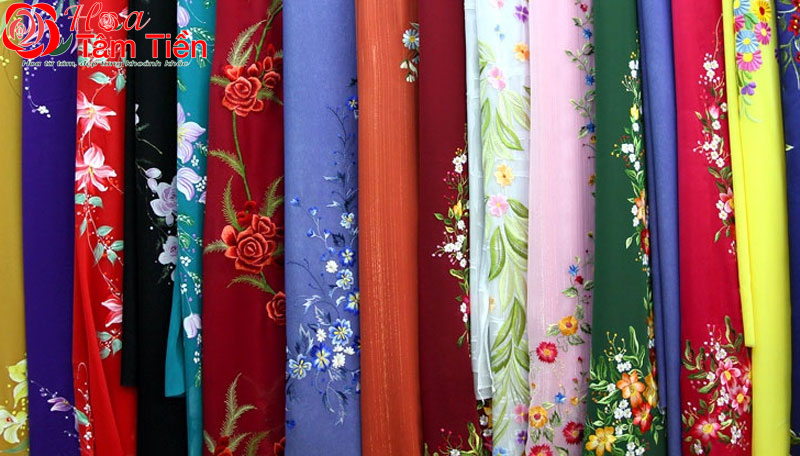 Vải may áo dài hoặc áo sơ mi