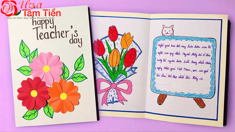 Cách lựa chọn mẫu và đặt thiệp hoa chúc mừng 20/11 tại Vũng Tàu