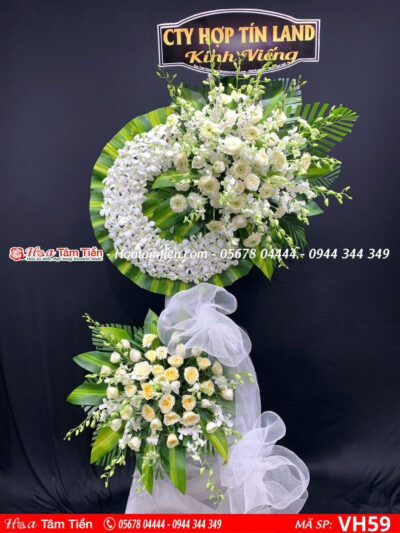 Hoa viếng đám tang Hoa Tâm Tiền Vũng Tàu phường 2