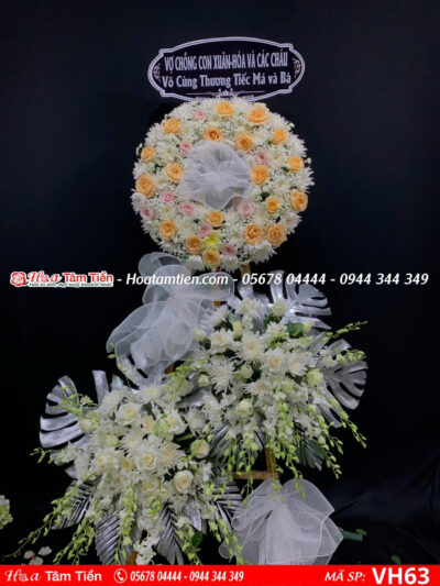 Hoa viếng đám tang hoa chia buồn phường 6 Vũng Tàu