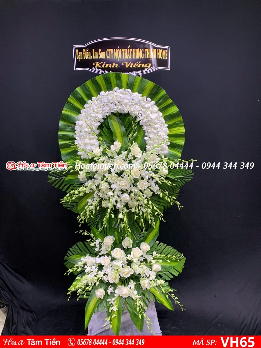 Hoa viếng đám tang shop hoa tươi phường 8 Vũng Tàu