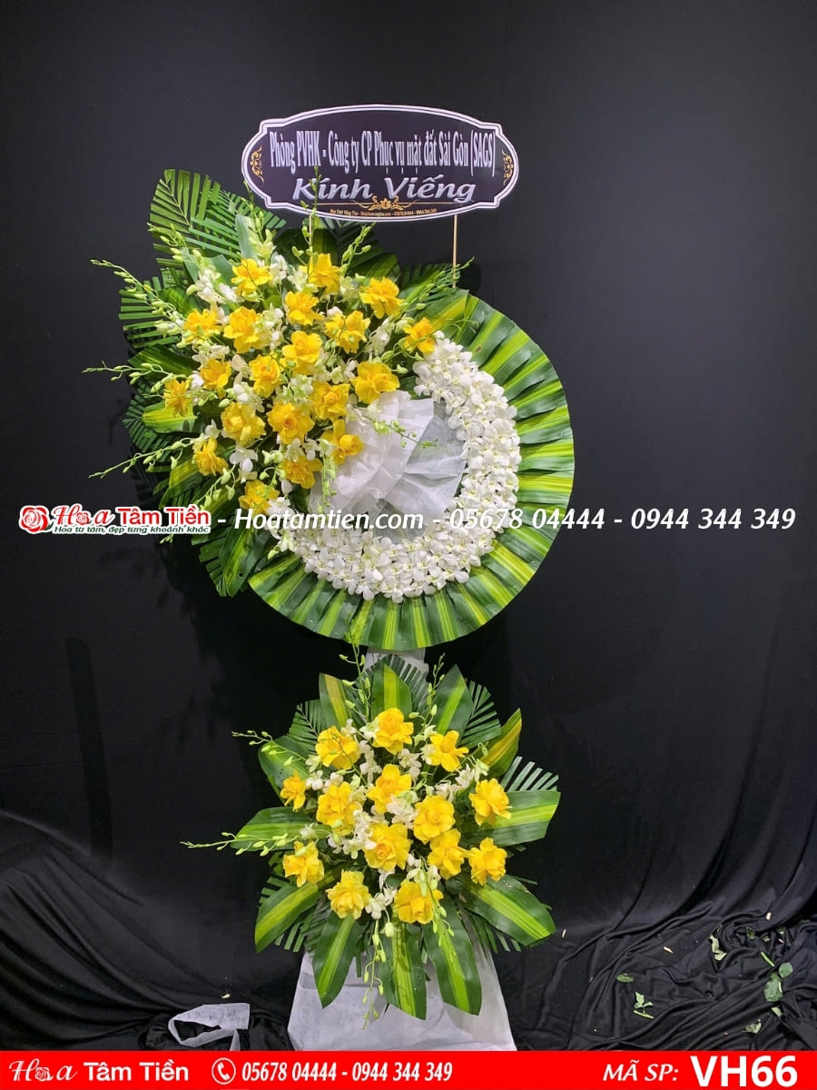 Hoa viếng đám tang công giáo phường 9 Vũng Tàu