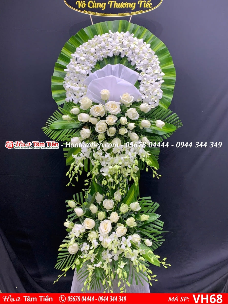 Hoa viếng đám tang người trẻ phường 11 Vũng Tàu