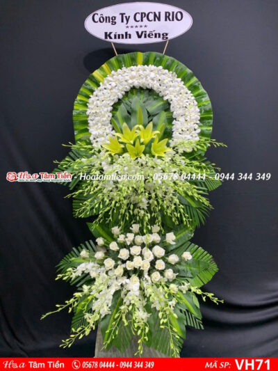 Hoa viếng đám tang shop hoa tươi phường Thắng Tam Vũng Tàu