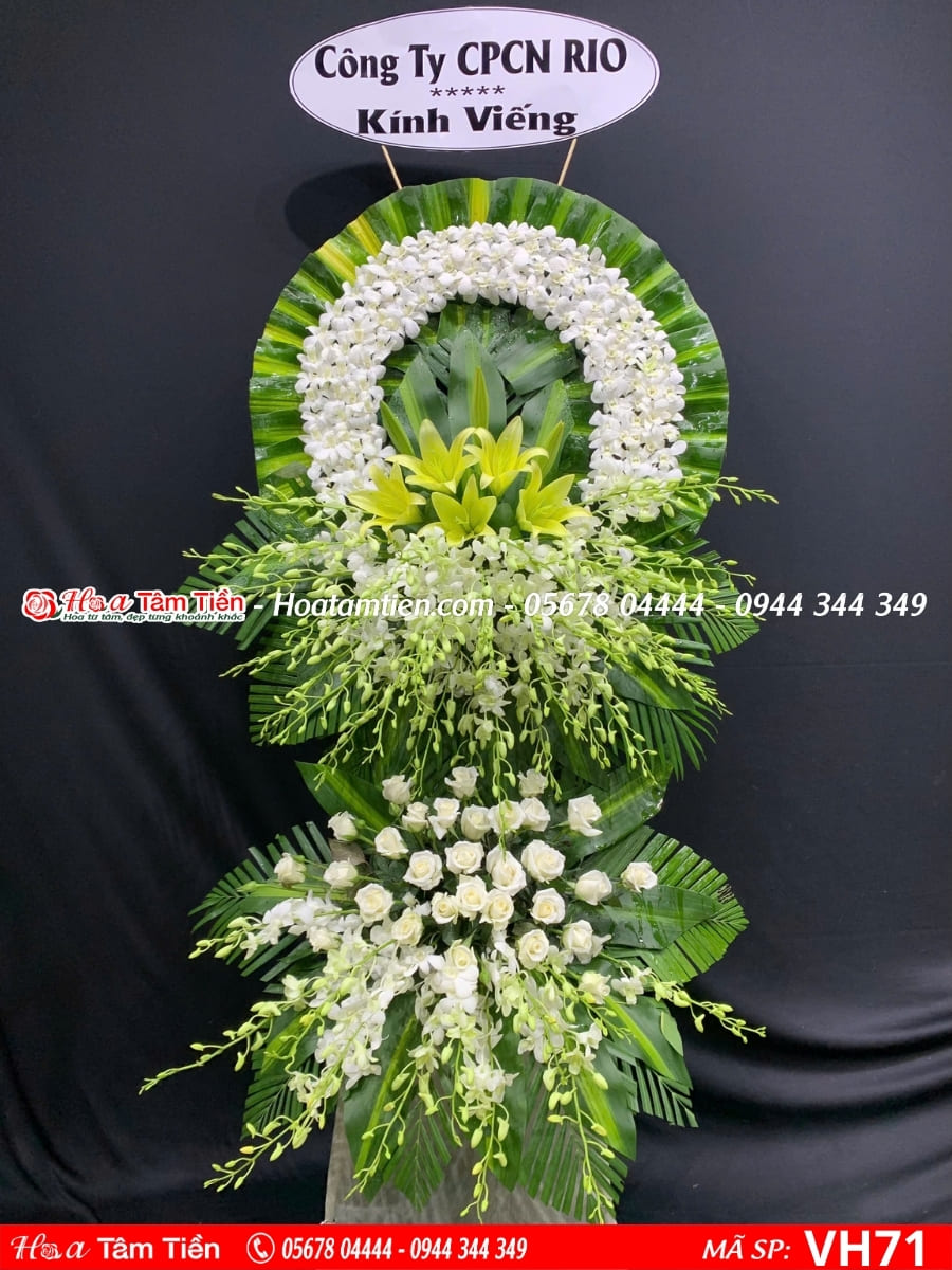 Hoa viếng đám tang shop hoa tươi phường Thắng Tam Vũng Tàu