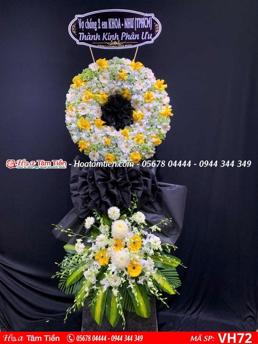 Hoa viếng đám tang shop hoa tươi phường Rạch Dừa Vũng Tàu