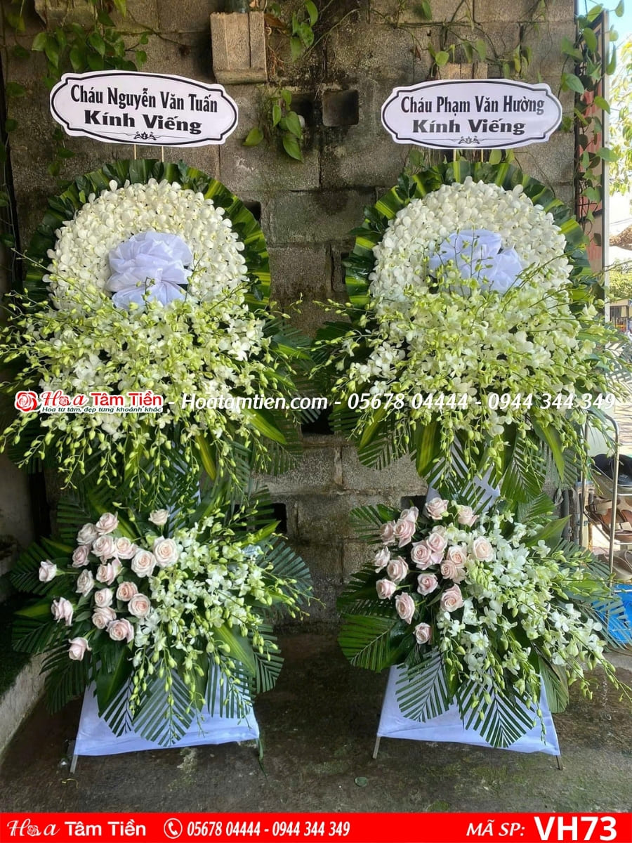 Hoa viếng đám tang shop hoa tươi phường Phước Thắng Vũng Tàu