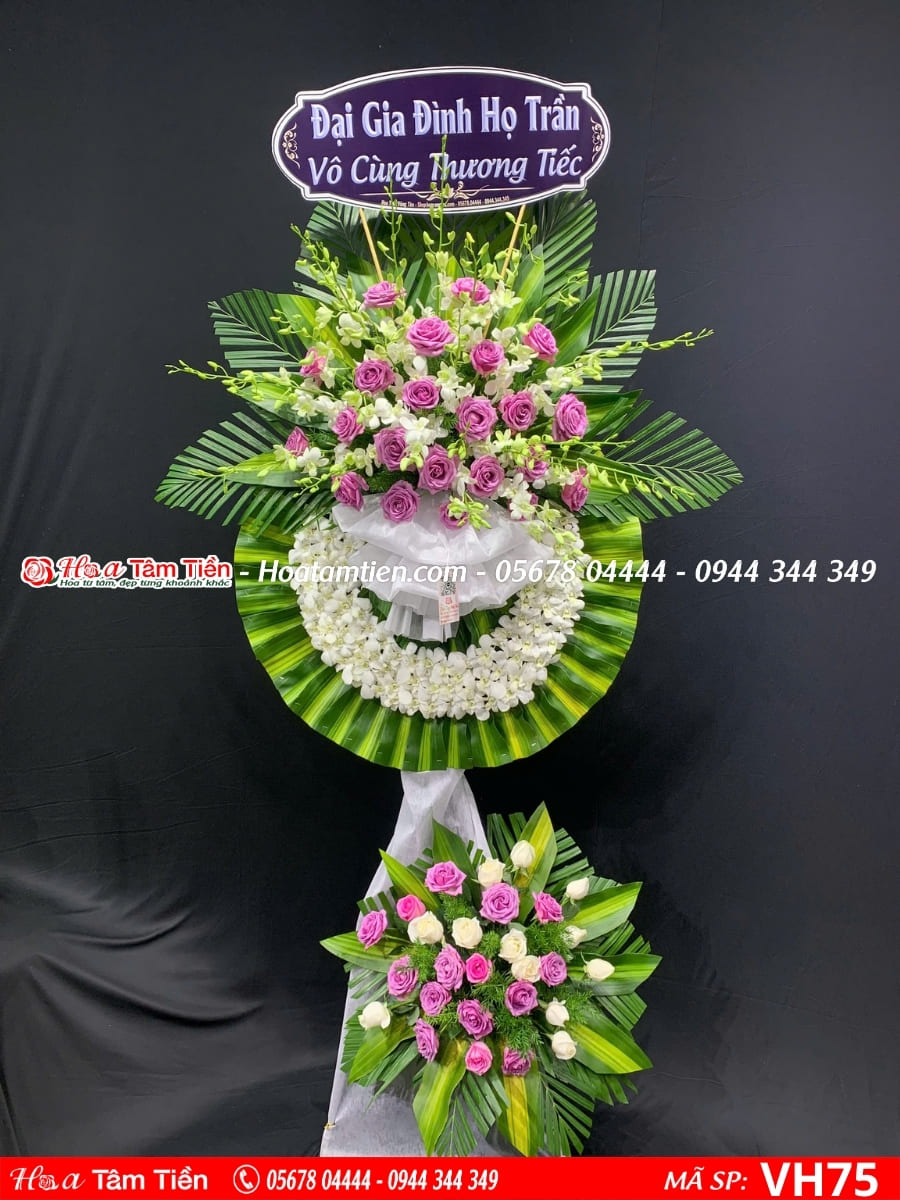 Hoa viếng đám tang shop hoa tươi Long Sơn Vũng Tàu