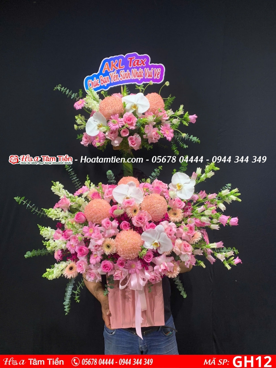 Giỏ hoa khai trương shop hoa phường Thắng Nhất Vũng Tàu