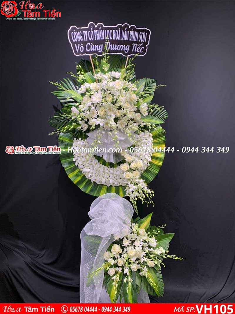 10 mẫu vòng hoa viếng người chết trẻ phù hợp và ý nghĩa nhất