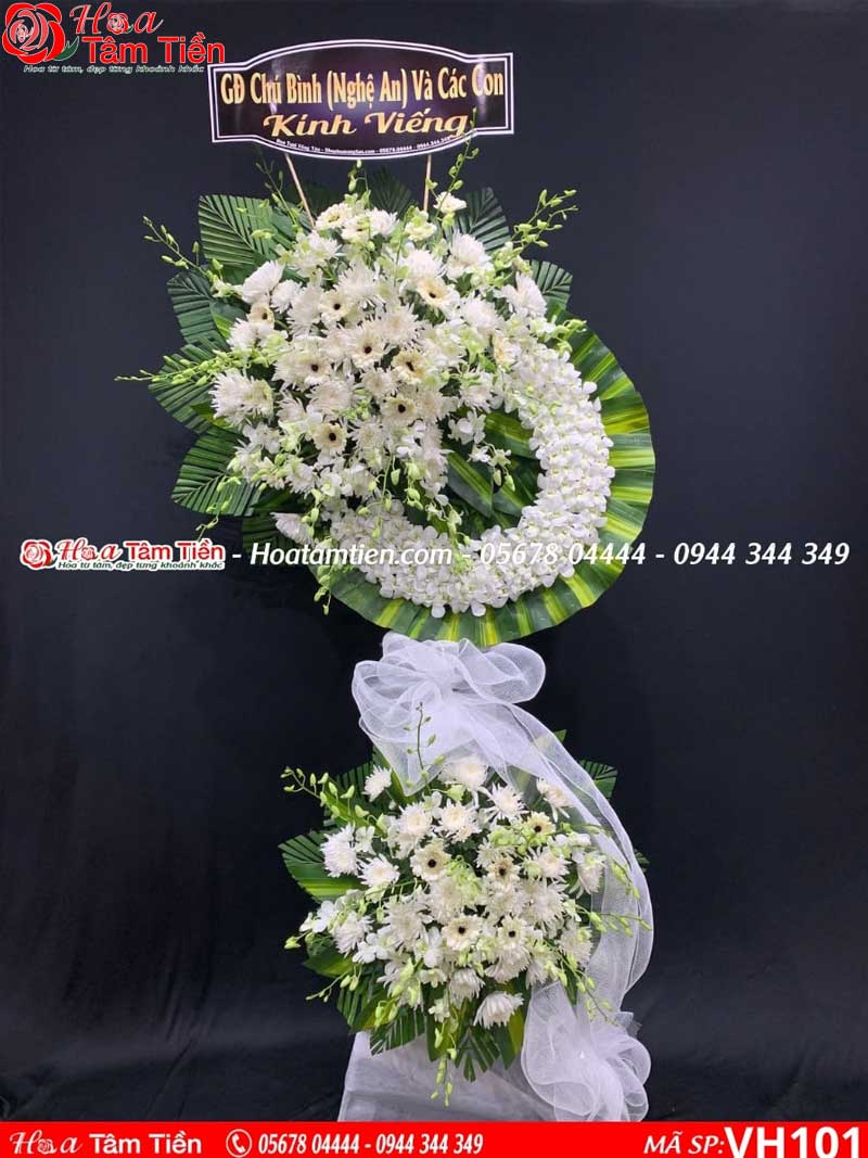 10 mẫu vòng hoa viếng người chết trẻ phù hợp và ý nghĩa nhất