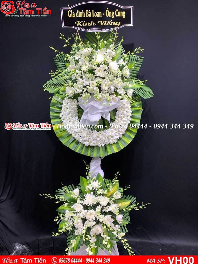 10 mẫu vòng hoa viếng người chết trẻ phù hợp và ý nghĩa nhất