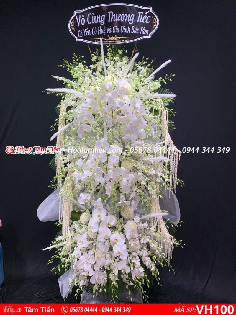 Hoa chia buồn trang trọng tại shop hoa tươi phường Thắng Nhì Vũng Tàu – Hoa Tâm Tiền