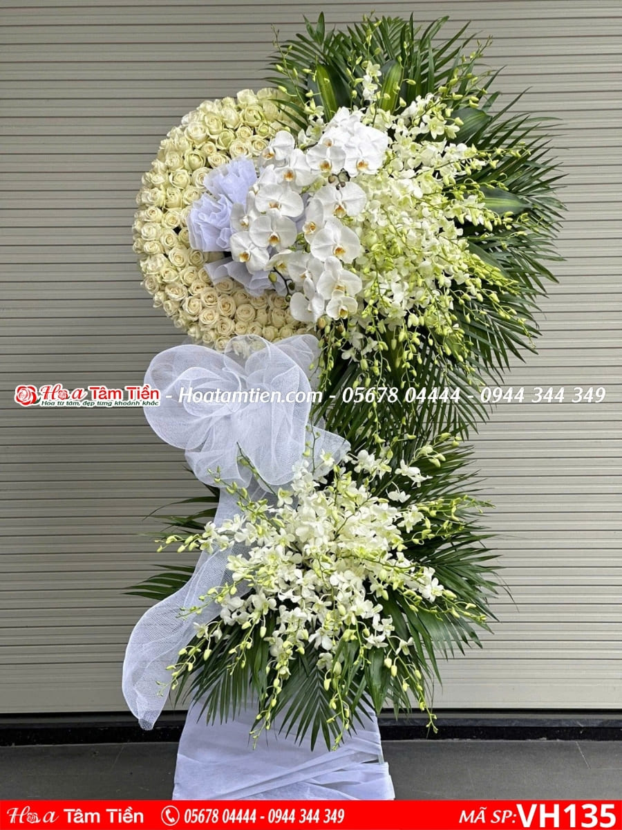 Hoa tang lễ trang nhã của Hoa Tâm Tiền giao Tam Thắng Vũng Tàu
