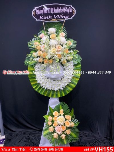 Lẵng hoa viếng Bà Rịa – mẫu chia buồn của shop hoa tươi