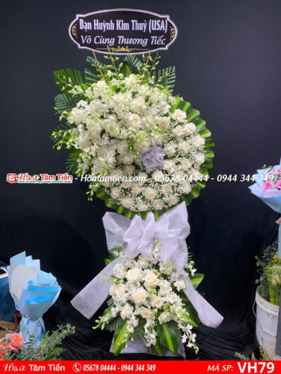 Hoa viếng đám tang shop hoa tươi Thắng Nhất Vũng Tàu