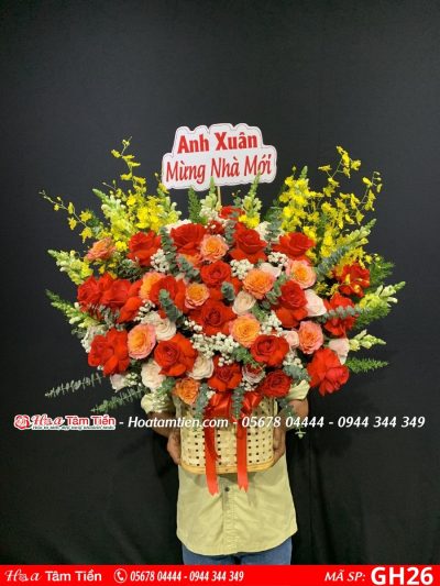 Lẵng hoa sinh nhật hoa tươi Vũng Tàu phường 2