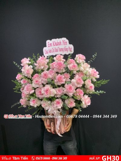 Lẵng hoa sinh nhật shop hoa tươi phường 6 Vũng Tàu