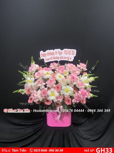 Giỏ hoa sinh nhật shop hoa tươi phường 9 Vũng Tàu