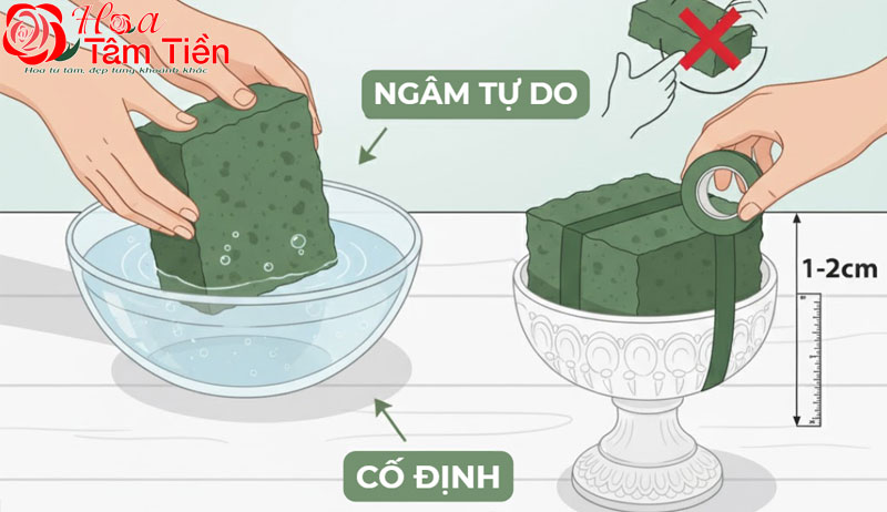 Hướng dẫn cách cắm lan hồ điệp 9 cành chi tiết