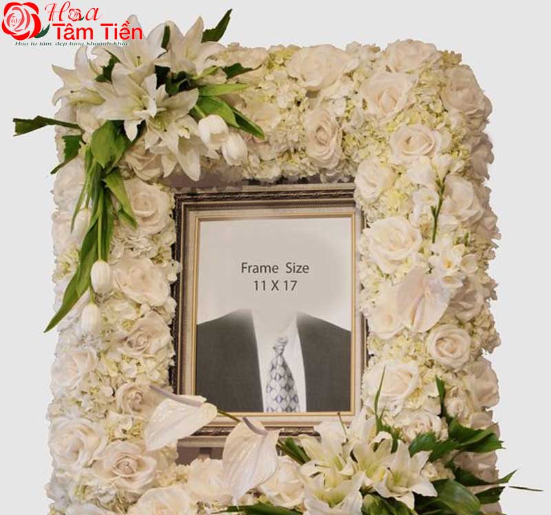 12 mẫu khung hình hoa đám tang ý nghĩa cho người đã khuất