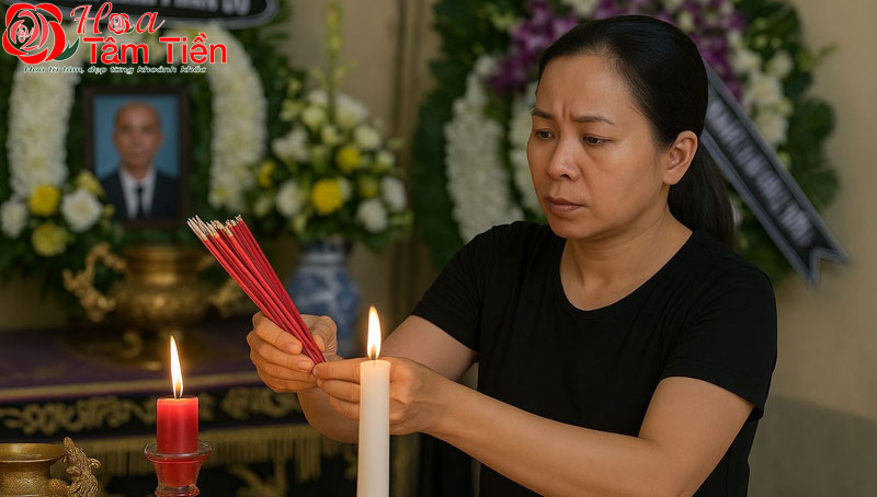 Đi viếng người ít tuổi hơn ghi như thế nào?