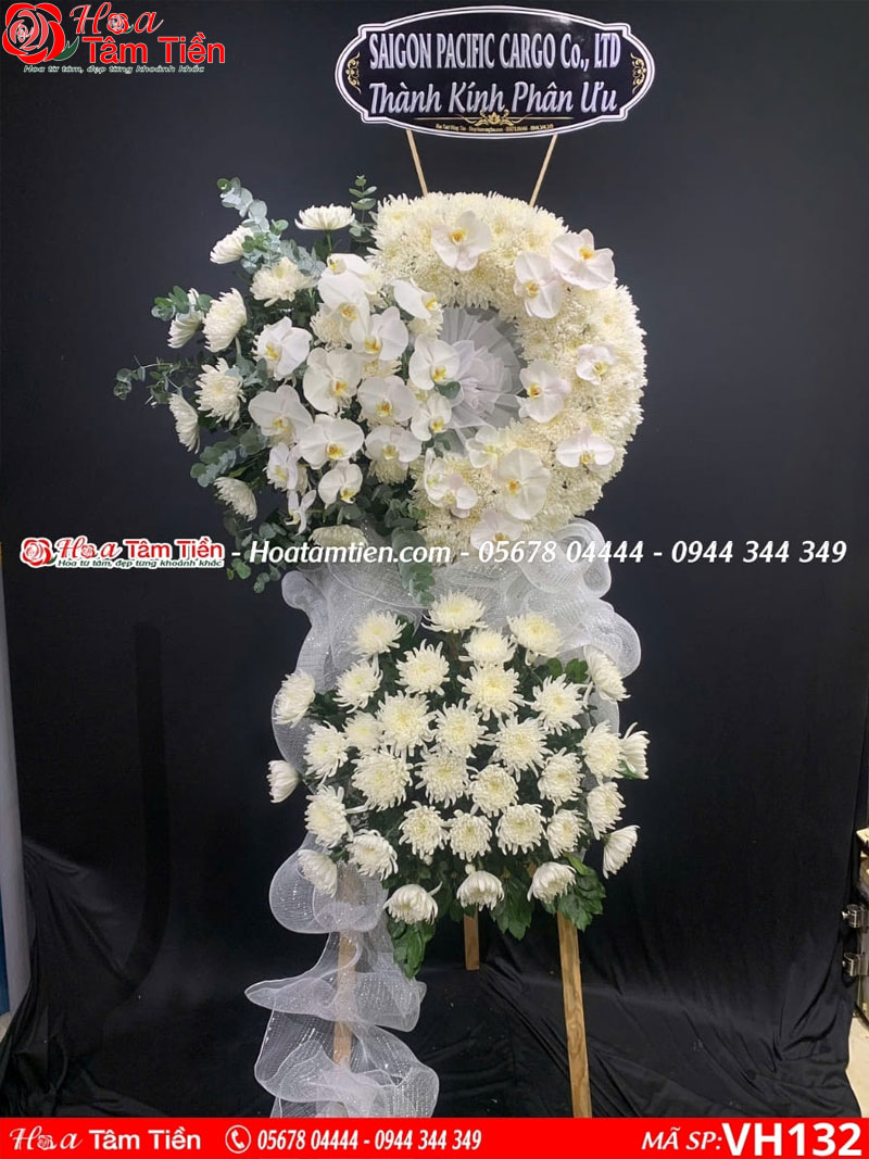 10+ mẫu vòng hoa thành kính phân ưu đẹp và ý nghĩa